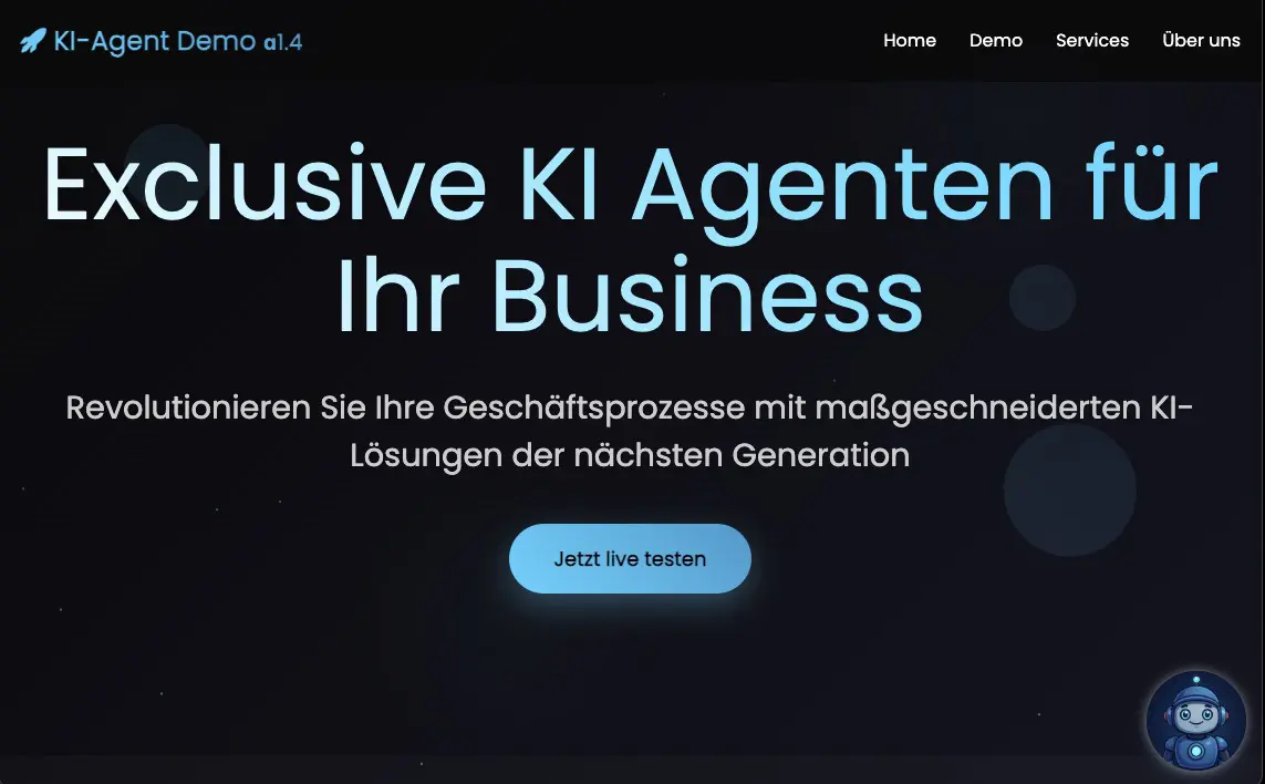 Ki-Agenten Demo Screenshot